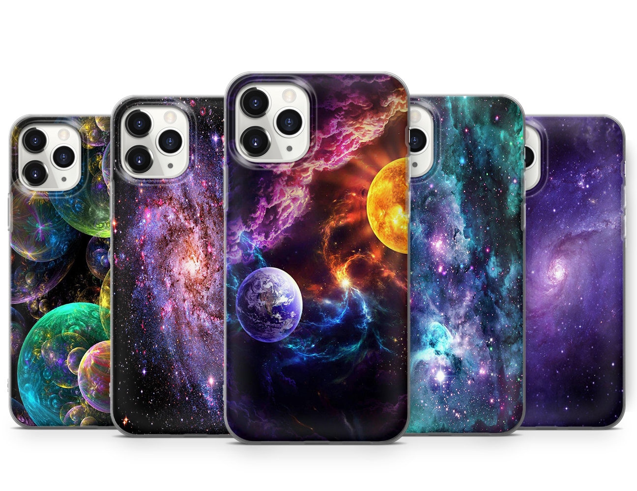 Space phone case cover for iphone Galaxy S21 S20 S10 S9 S8 Etsy
