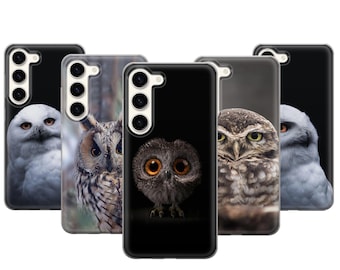 Owl Phone Case For Samsung Galaxy S26 Ultra S25 FE S24 Plus S23 S22 A15 A17 A25 A26 A35 A37 A55 A57