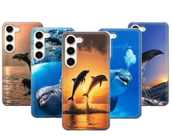 Dolphin Phone Case For Samsung Galaxy S26 Ultra S25 FE S24 Plus S23 S22 A15 A17 A25 A26 A35 A37 A55 A57