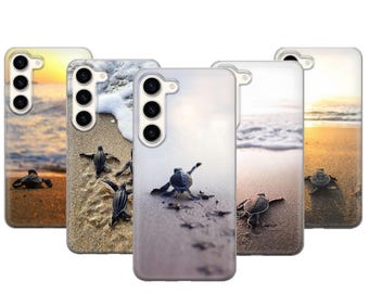 Baby Turtle Beach Phone Case For Samsung Galaxy S26 Ultra S25 FE S24 Plus S23 S22 A15 A17 A25 A26 A35 A37 A55 A57