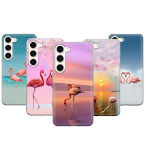 Tropical Flamingo Phone Case For Samsung Galaxy S26 Ultra S25 FE S24 Plus S23 S22 A15 A17 A25 A26 A35 A37 A55 A57