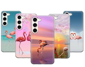 Tropical Flamingo Phone Case For Samsung Galaxy S26 Ultra S25 FE S24 Plus S23 S22 A15 A17 A25 A26 A35 A37 A55 A57