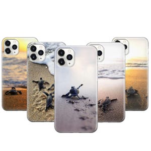 Baby Turtle Beach Phone Case For iPhone 17 ProMax 16E 15 Pro 14 13 Mini Pixel 10ProXL 9 Pro 8 A