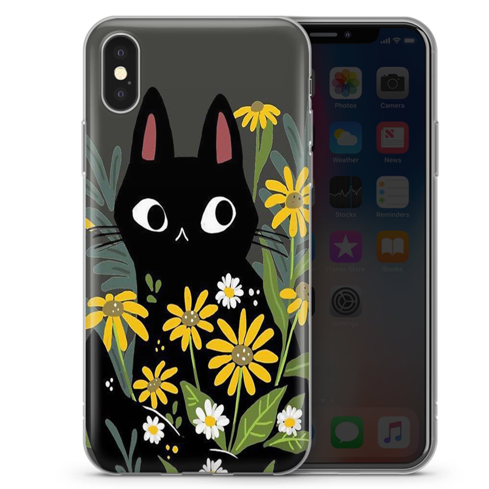 Cat phone case cover for iphone Galaxy S21 S20 S10 S9 S8 Etsy