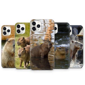 Capibara Animal Phone Case For iPhone 16 E ProMax 15 Pro 14 13 12 11, Samsung S25 Ultra S24 Plus S23 FE S22 S21 S20, Goggle Pixel 9 Pro XL 8