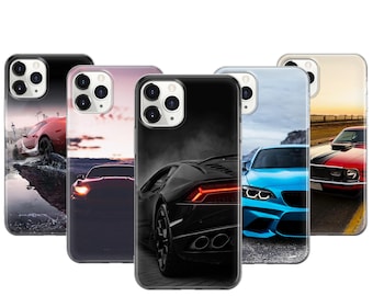 Sport Car Phone Case for iPhone 17 Pro Max 16E 15 14 13 Mini Google Pixel 10 Pro XL 9 8A Luxury Supercar Racing Drift Muscle Car Art Cover