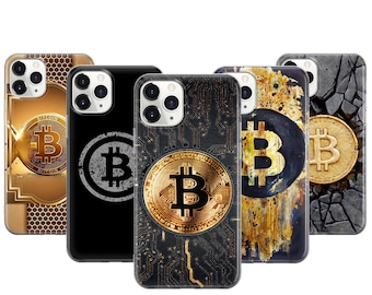 Funda de teléfono con criptomonedas Bitcoin para iPhone 17 ProMax 16E 15 Pro 14 13 Mini Pixel 10ProXL 9 Pro 8 A