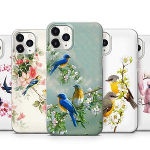 Bird Phone Case For iPhone 15 14 Pro Max 13 12 11 Xr Xs X 8 7 Se2022 Samsung S24 S23 Ultra S22 S21 S20 S10 A13 A14 A21 A30 A50 A70 A71 A80