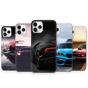 Custodia per telefono da auto sportiva per iPhone 16 E ProMax 15 Pro 14 13 12 11, Samsung S25 Ultra S24 Plus S23 FE S22 S21 S20, Goggle Pixel 9 Pro XL 8 A 7 6