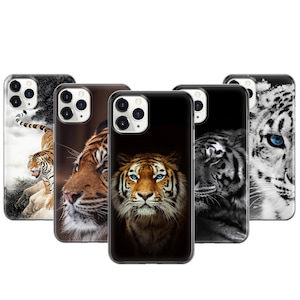 Tiger Phone Case For iPhone 17 ProMax 16E 15 Pro 14 13 Mini Pixel 10ProXL 9 Pro 8 A