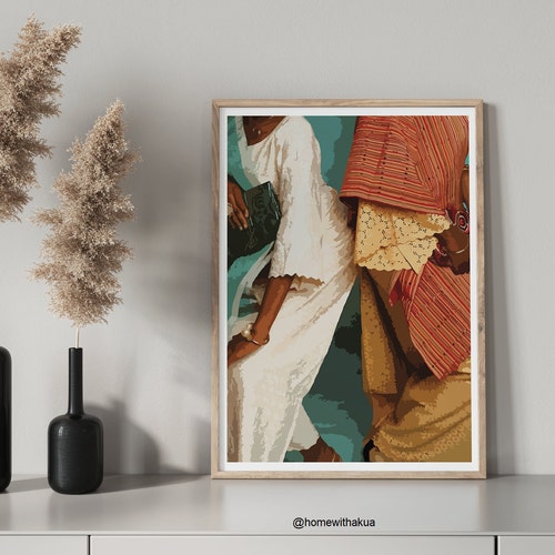 Traditional African Women Nigerian Wall Art Traditional Etsy