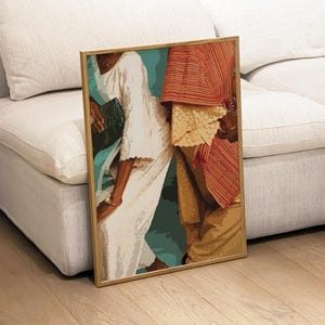 Traditional African Women, Nigerian Wall Art, Traditional Nigerian Woman Gift, African Wall Art Prints UK