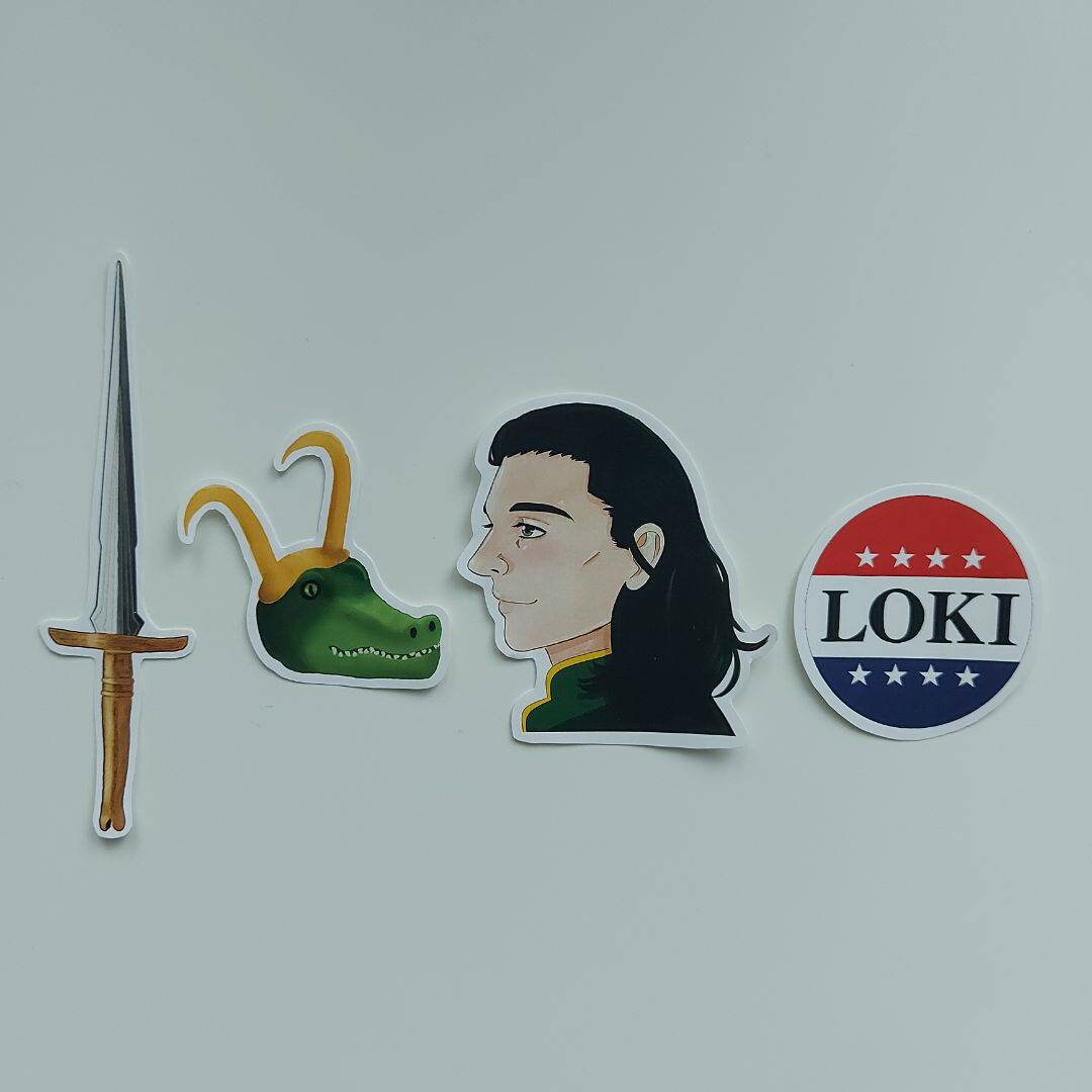 Waterproof Marvel's Loki TV Show Stickers - Etsy