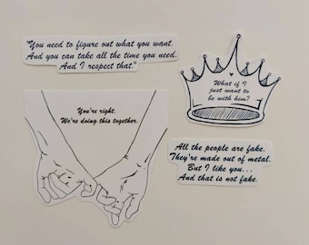 Waterproof Young Royals TV show Stickers