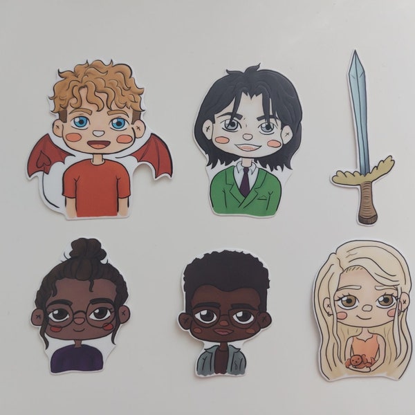 Waterproof Carry on Characters Stickers