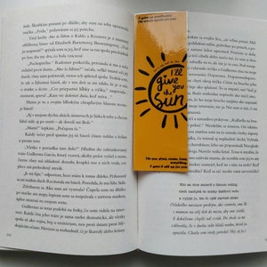 High quality handmade waterproof double-sided bookmarks that are inspired by the book I'll give you the sun by Jandy Nelson. All the designs are hand-drawn on graphical tablet. 

♥ Size of bookmarks: 5.5 x 15 (2.17 x 5.91 in)♥