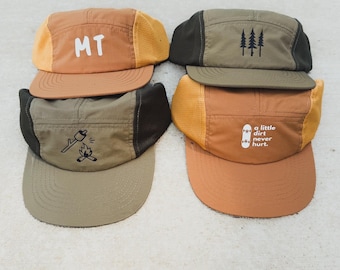 Sombrero de nailon de 5 paneles para niños (de 4 meses a 6 años)