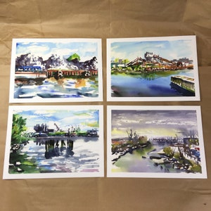 Four Newtown Creek Landscapes