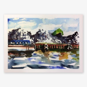 Scrap Yard and Barge