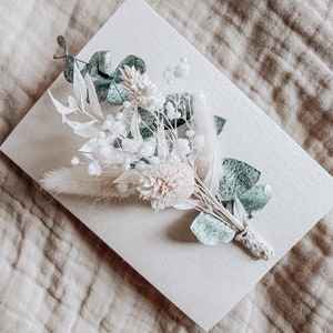 Karte mit Trockenblumen, Geburtstag, danke, Blumen, Boho, eucalyptus, weihnachtskarte, Geburt