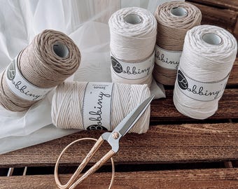 Makramee Maker Starter Set für Anfänger Garn Handarbeit Schere Anleitung DIY Set Geschenke für Kreative