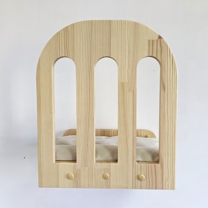 Estante para gatos estilo arco para paredes, muebles modernos para gatos PurrPurrbyAnnabella, estantes para gatos para jugar con gatos