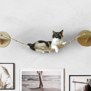 Cat shelves, Cat playground, Cat jungle gym, Cat climbing wall, Cat wall shelves, Cat wall furniture, Cat climbing tree, Modern cat tree