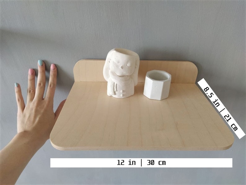 Cat Wall Shelves Set with 3 Steps size M and 3 Shelves for image 6