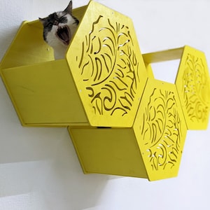 Cat Wall Shelves SET, Cat Tree, Cat shelves, Cat furniture, Cat wall furniture set, Cat climbing wall, Cat tower, Wall mounted cat bed