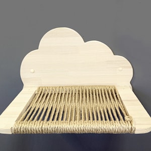 White Cloud Cat Hammock from PineWood, Cat shelves, Cat shelf, Cat wall furniture, Cat beds, Cat wall shelves, Cat condo, Cat tree, Cat wall
