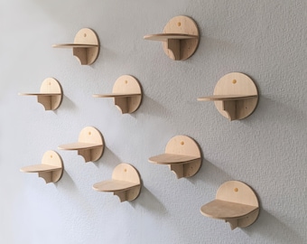 Juego de 10 peldaños de pared para gatos, estantes para gatos, muebles para gatos, conjunto de muebles de pared para gatos, estantes para paredes de gatos, muebles de pared para gatos, peldaños para pared de gatos, 2022