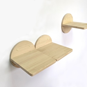 Square L sized Steps for Cats with or without felt, Cat wall steps, Cat steps for wall, Cat furniture wall, Cat shelves for wall, Cat stairs