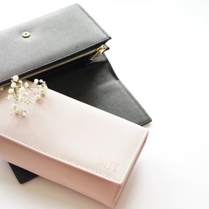 Personalised Saffiano Leather Wallet With Monogram