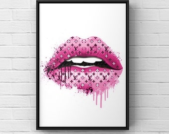 louis vuitton lips jumper