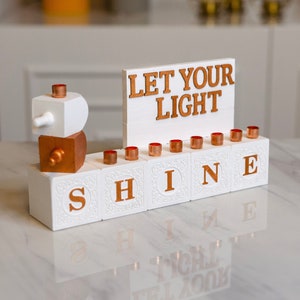 Let Your Light Shine menorah image 1