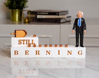 Bernie Sanders Hanukkah menorah