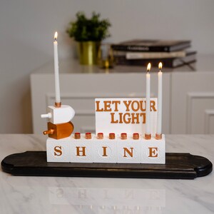 Let Your Light Shine menorah image 2