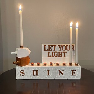 Let Your Light Shine menorah image 3