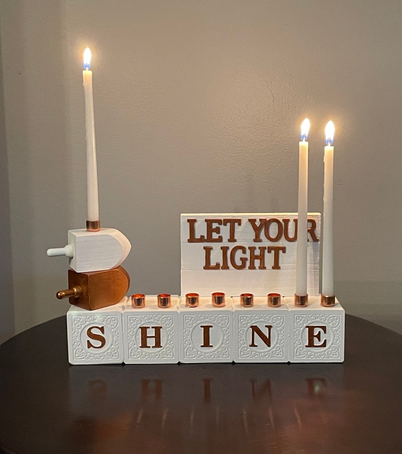 Let Your Light Shine menorah image 3