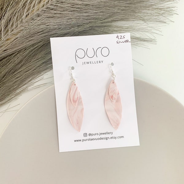 Handmade earrings // Lily Silver