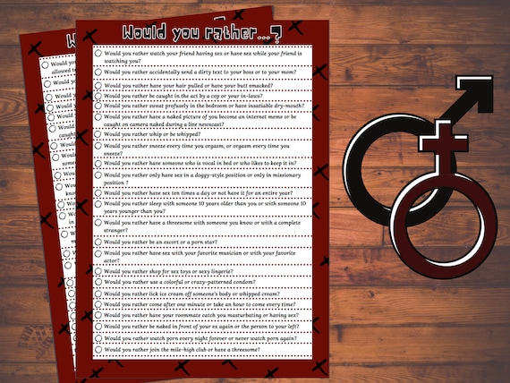 Would You Rather Questions Sexually Dirty