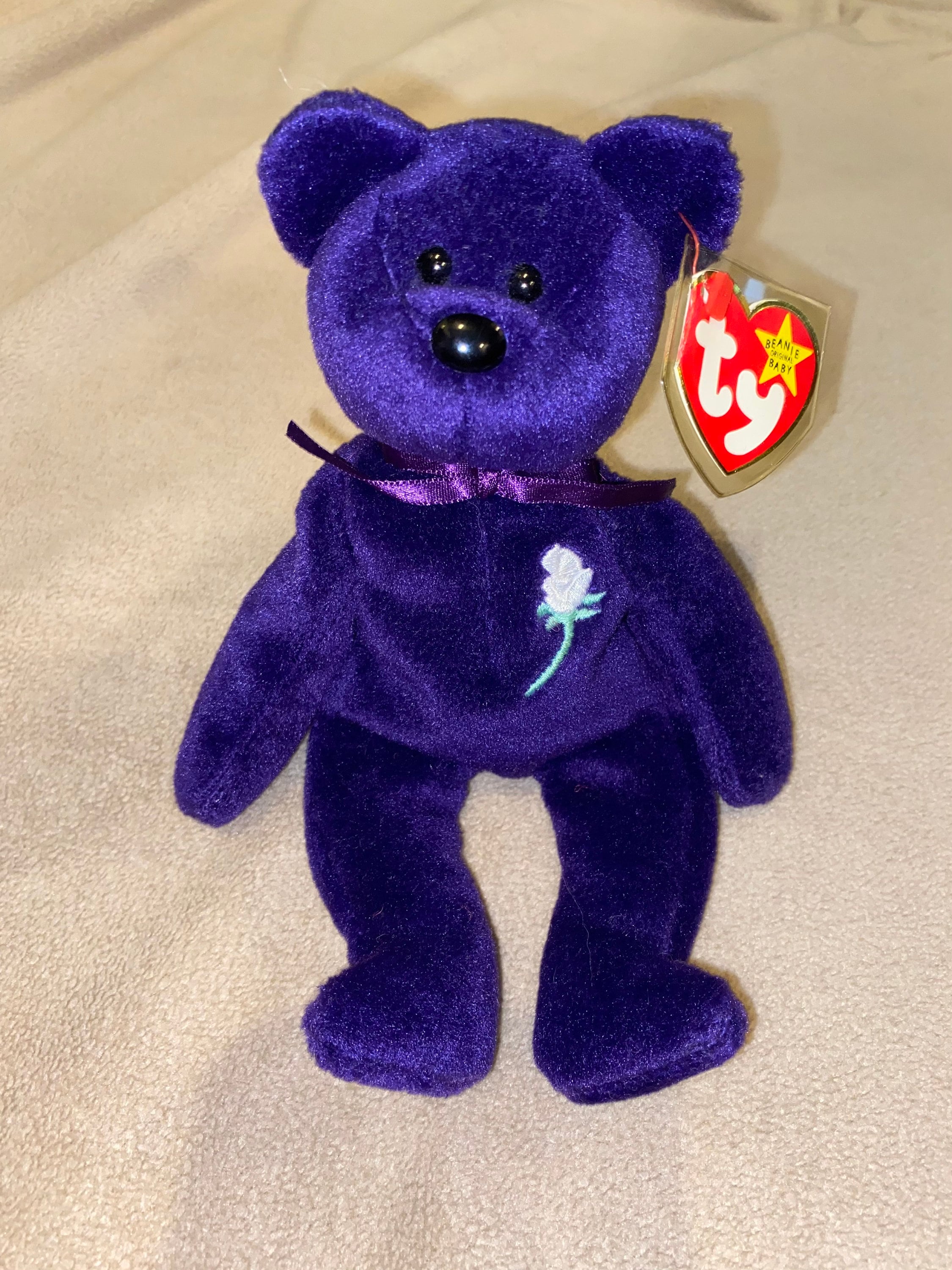 1997 Princess Diana Beanie Baby rare First Edition PVC Etsy