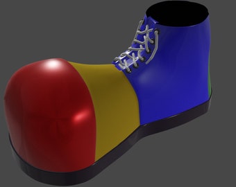 Halloween Animatronik Clown Schuhe 3D Print File STL