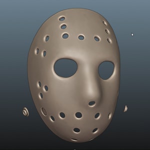 Jason Voorhees Friday the 13th 2009 Hockey Mask 3D Print File STL