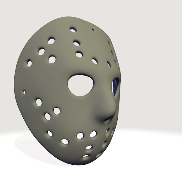 Freddy Vs Jason Voorhees Friday the 13th Hockey Mask 3D Print File STL