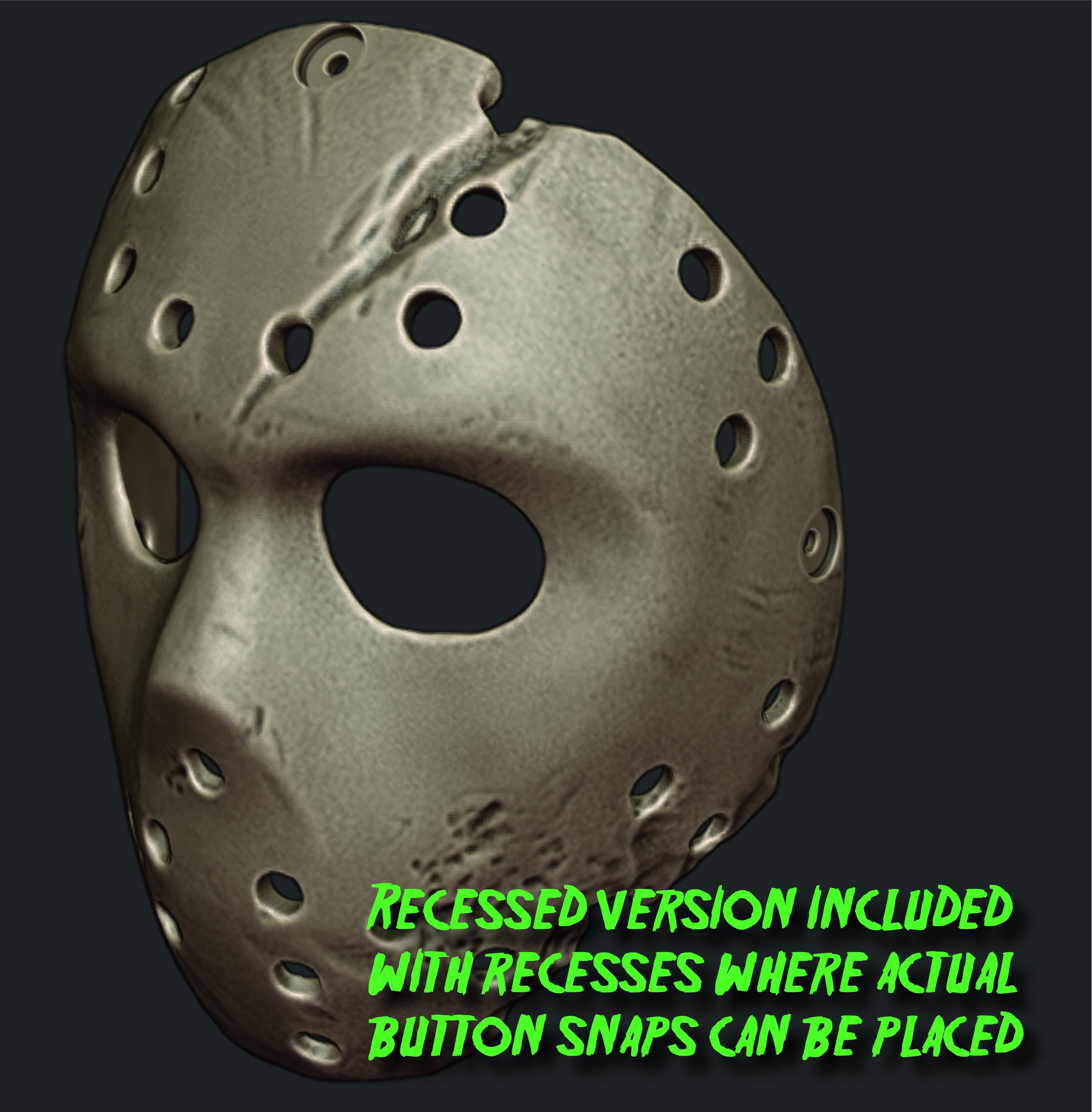 Buy Jason X Voorhees Friday the 13th Hockey Mask 3D Print File STL Online  in India - Etsy, image size:2717x2767