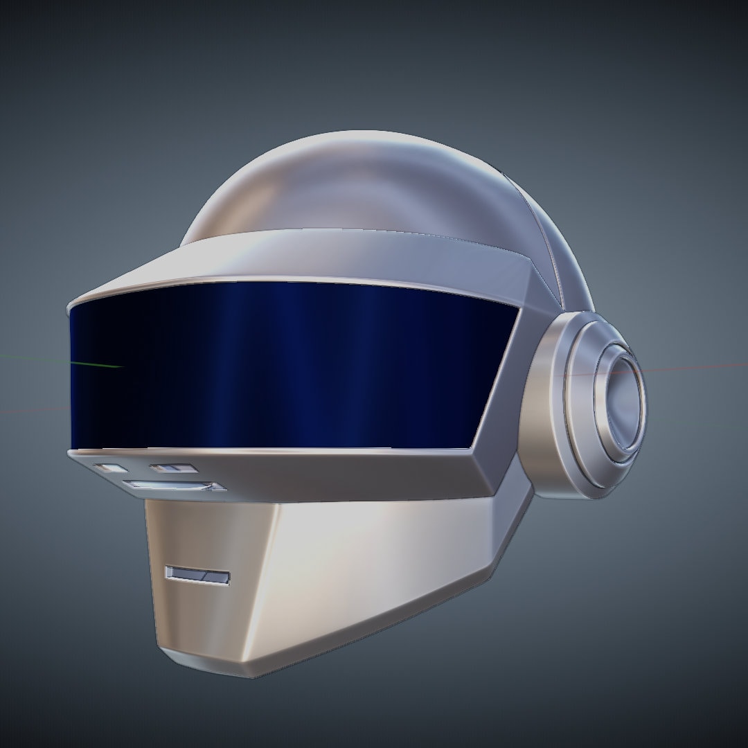 Daft Punk Thomas Bangalter Cosplay DIY Helmet 3D Print Files - Etsy