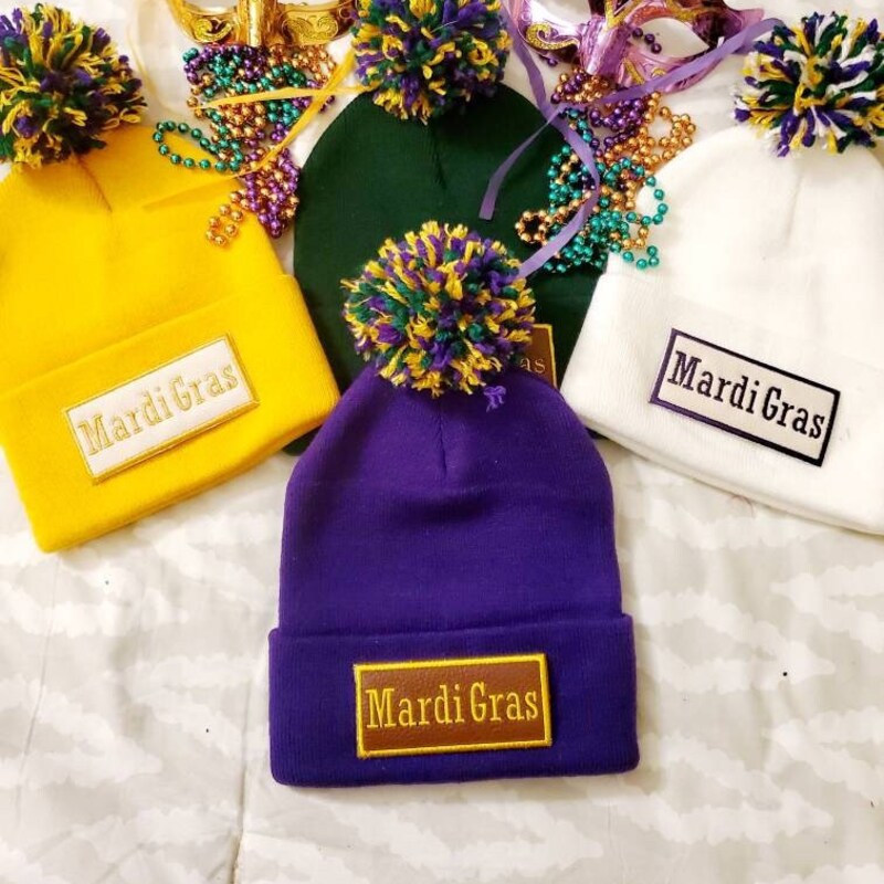 mardi gras floppy hat