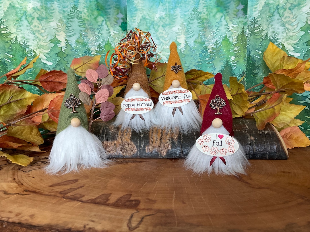 Autumn Wine Cork Gnomes Part II Etsy