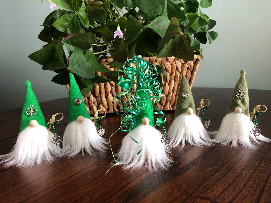 St. Patrick's Day Wine Cork Gnomes Etsy